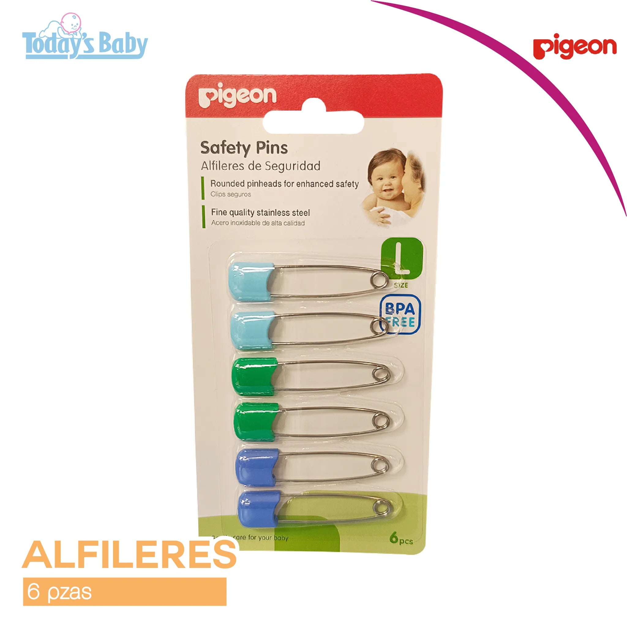 Alfileres de seguridad Pigeon