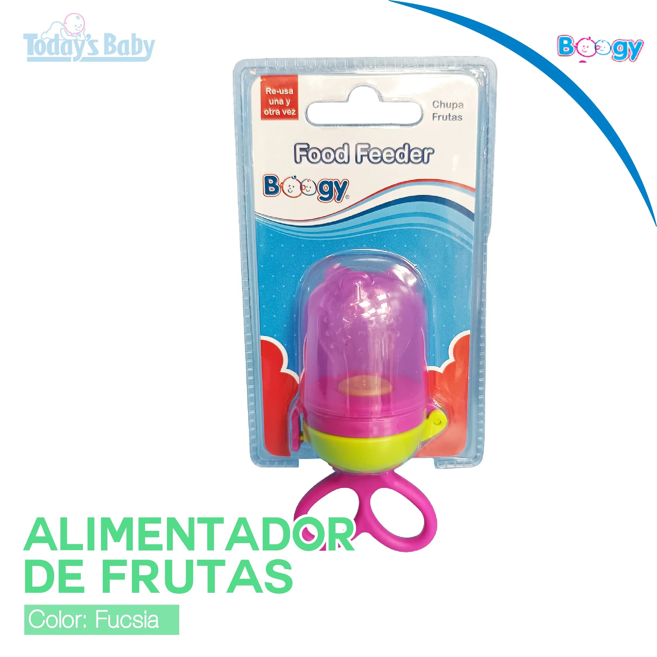 Alimentador de Frutas Boogy Fucsia