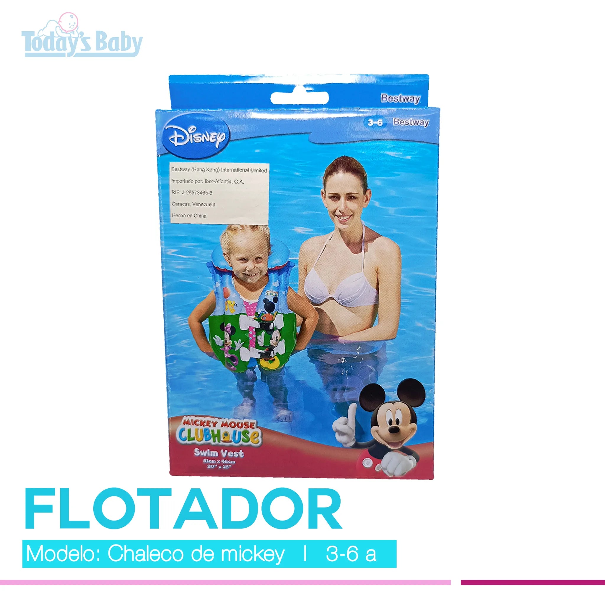 Chaleco flotador Mickey Mouse
