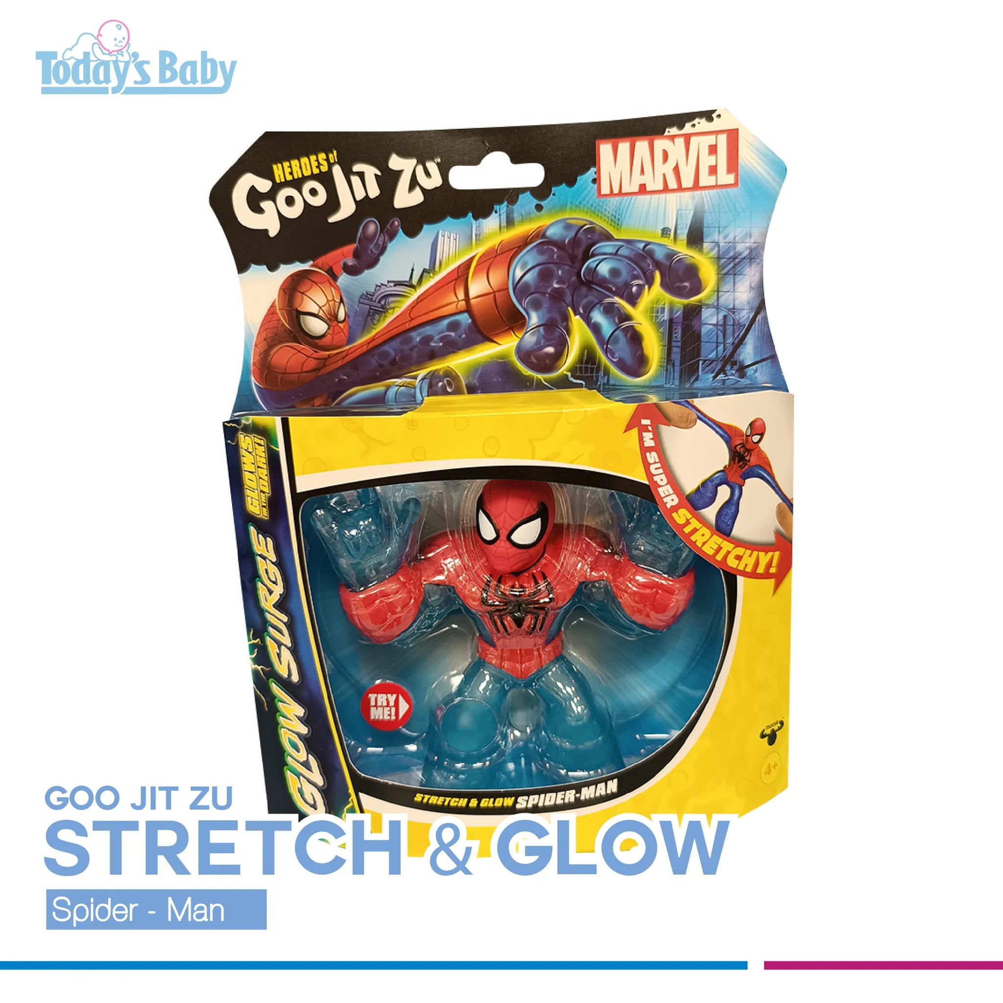 Goo Jit Zu Stretch & Glow Marvel
