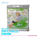 Sillon inflable verde