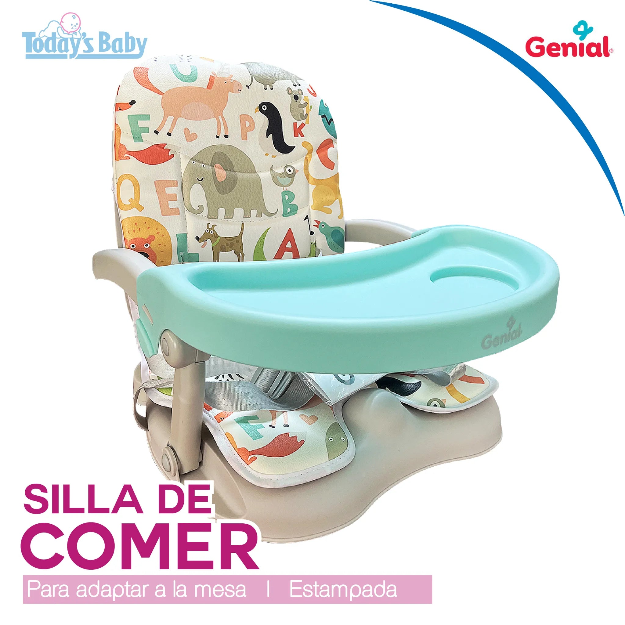 Silla de comer elevadora adaptable Genial