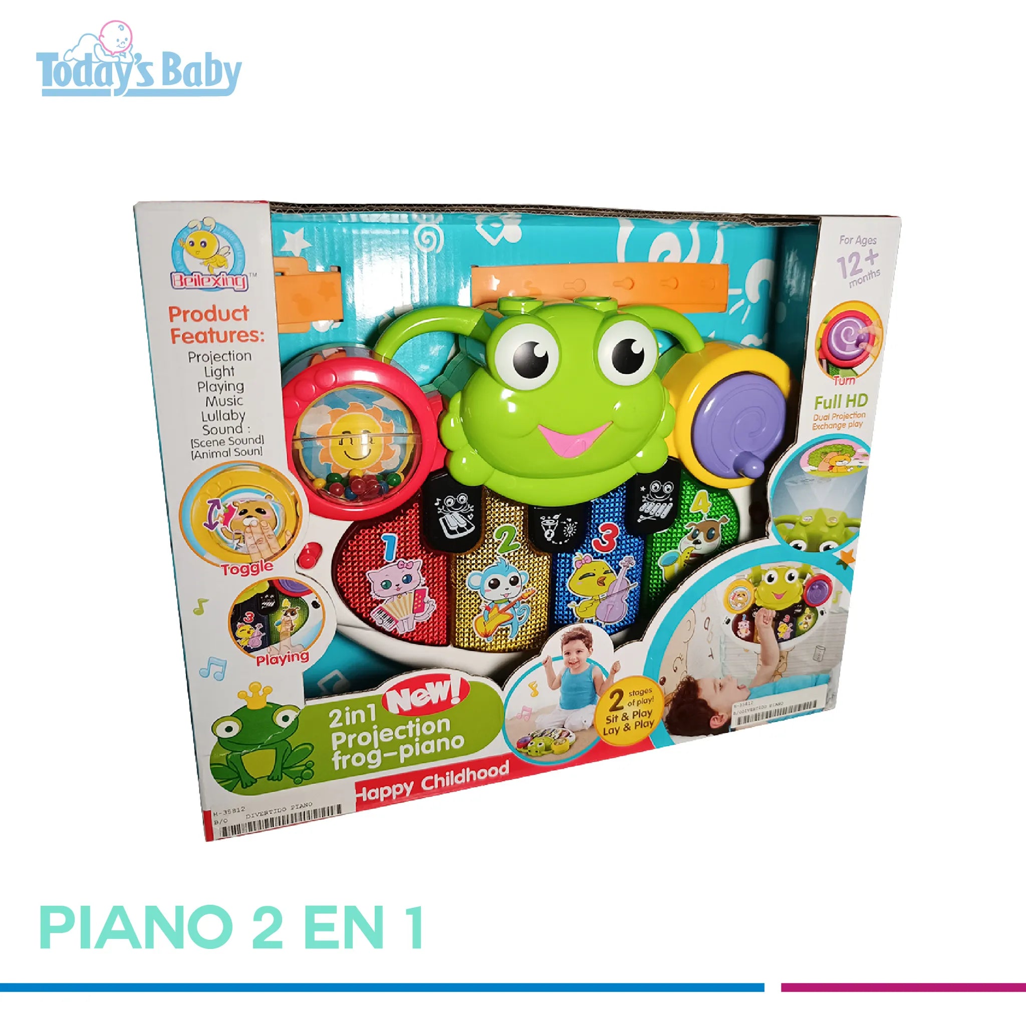 Piano 2 en 1 divertido