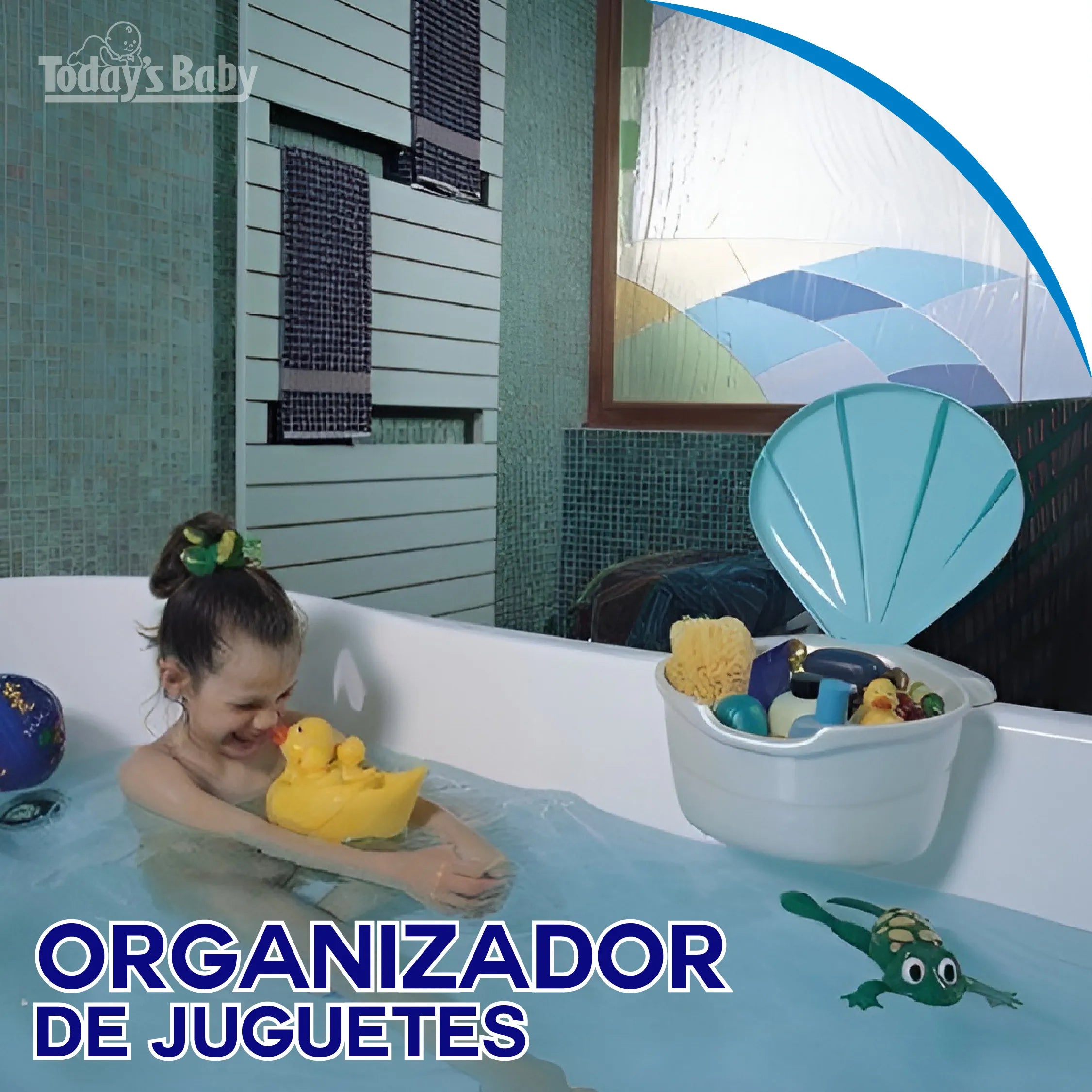 Organizador de juguetes para bañera
