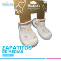Zapatito de medias corazon Wakid´s