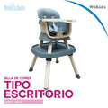 silla de comer tipo escritorio wakid´s azul para bebé