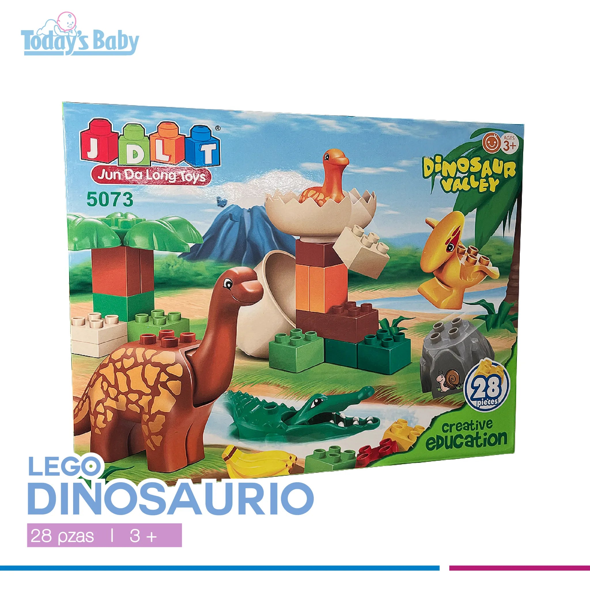 Dinosaurio Valley bloques 28 piezas