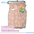 Cobija tipo peluche Kobytin Estrellas Rosada