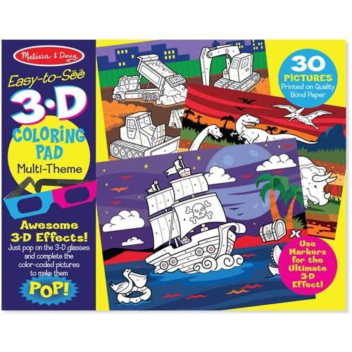 Block para colorear 3 D varón