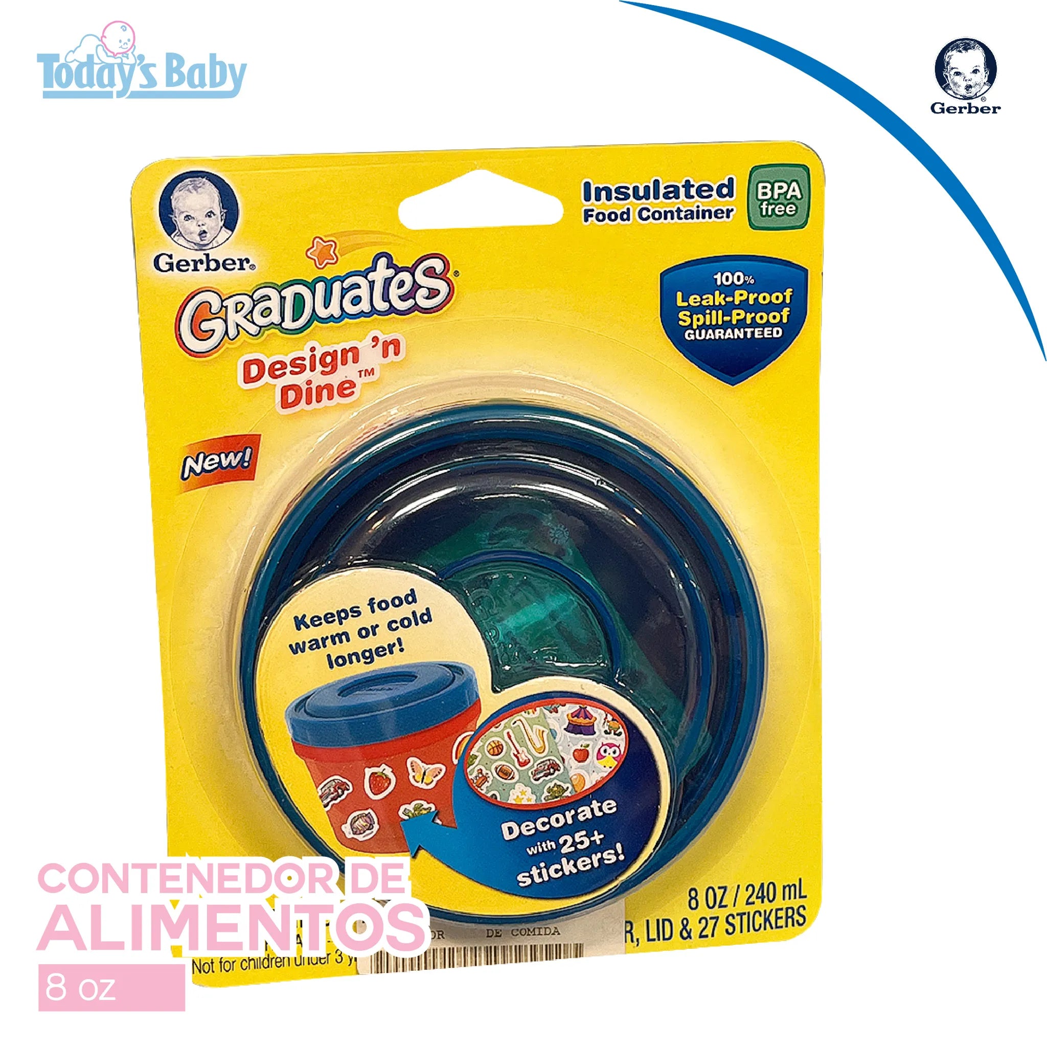 Contenedor de alimentos 8 oz Gerber