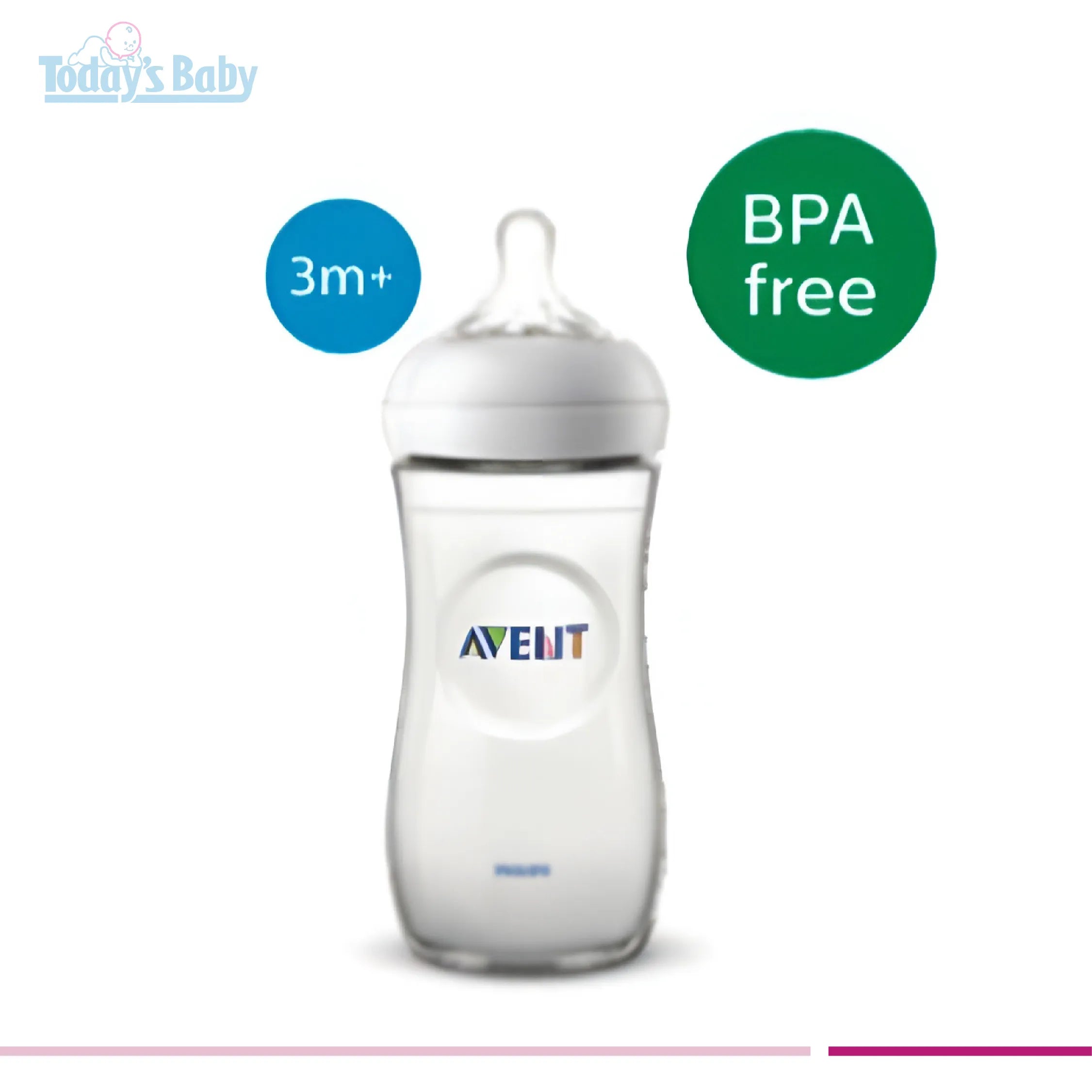 Biberón Natural  +3m 11 oz - 330 ml Avent