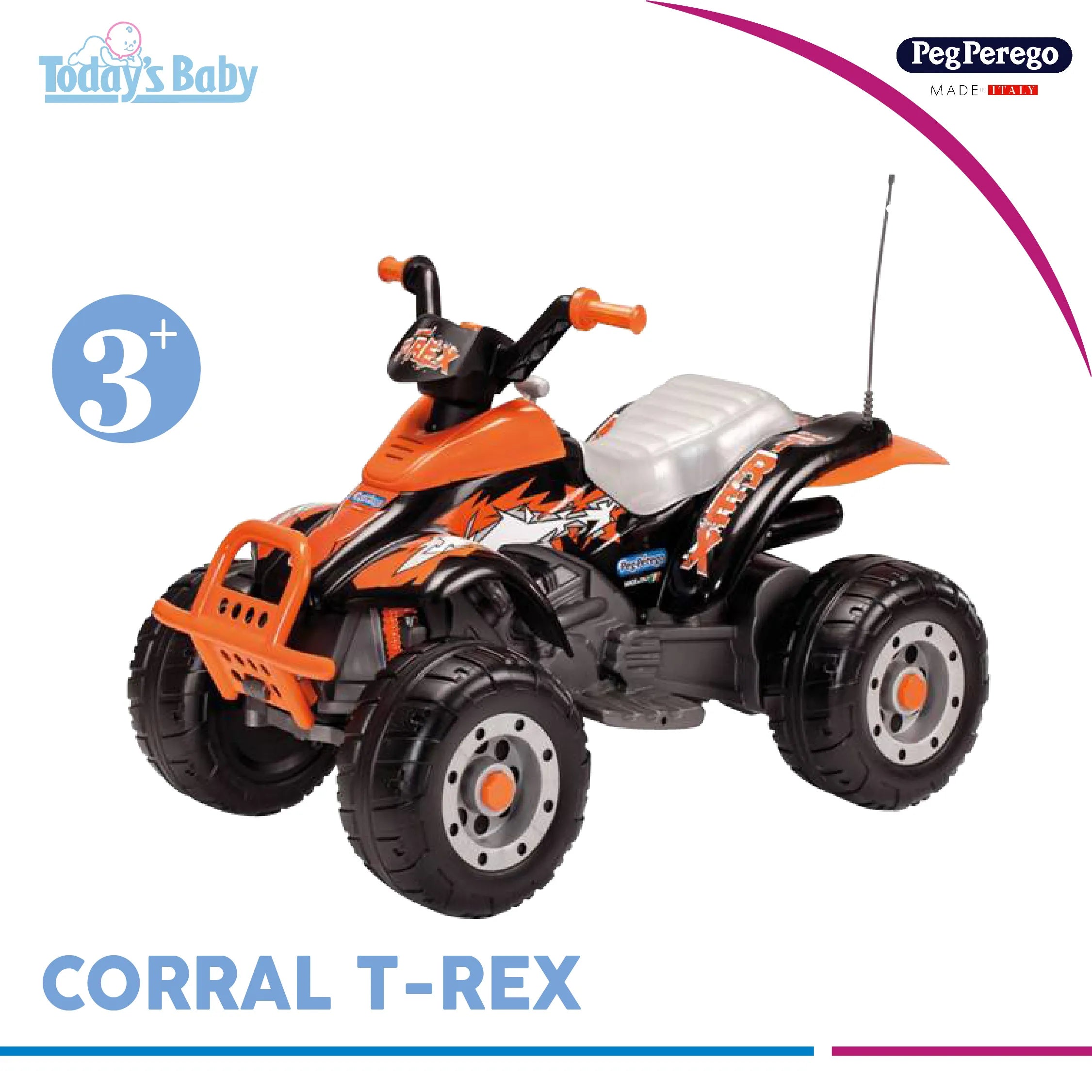 Moto corral T-Rex orange