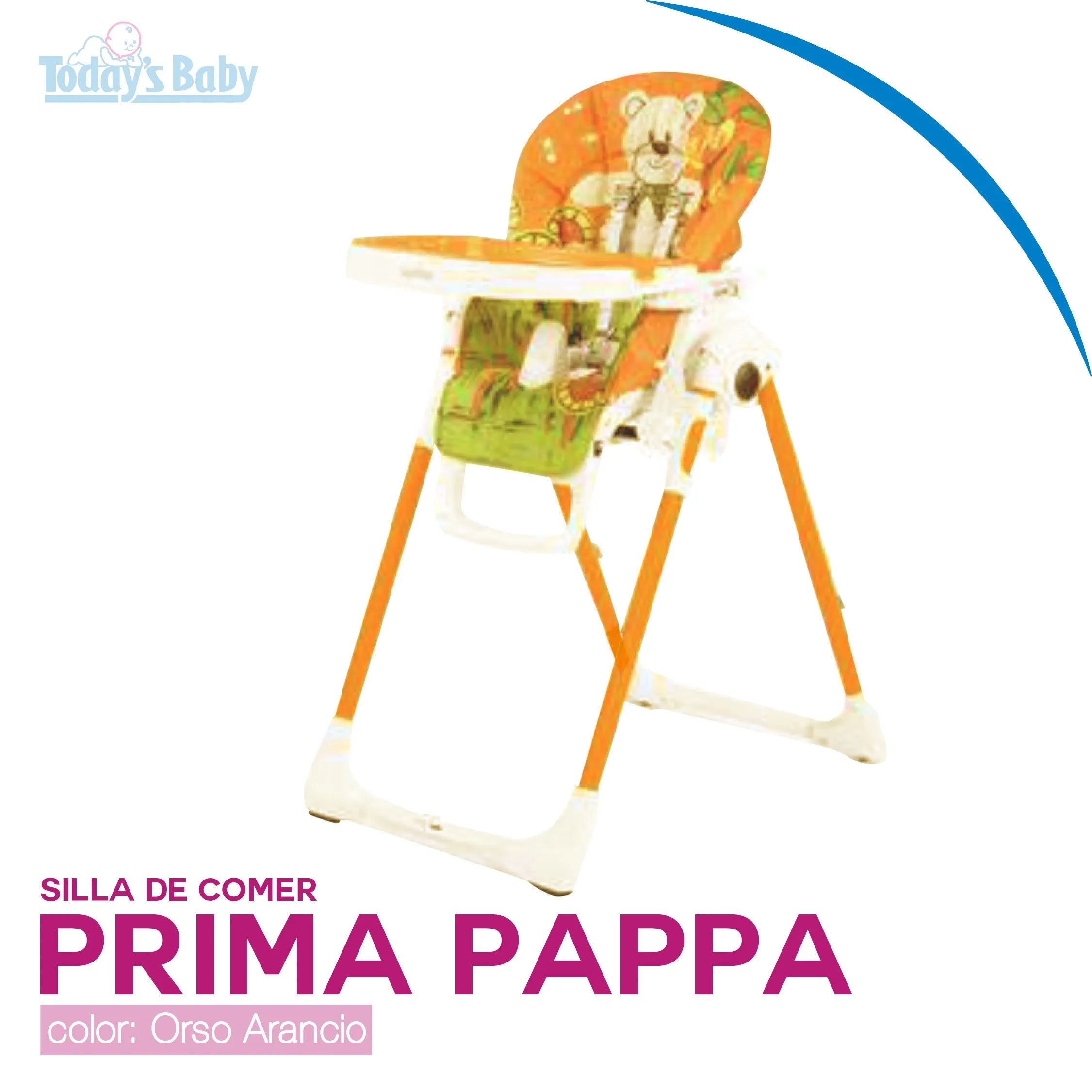 Silla de comer Orso Arancio Prima Pappa