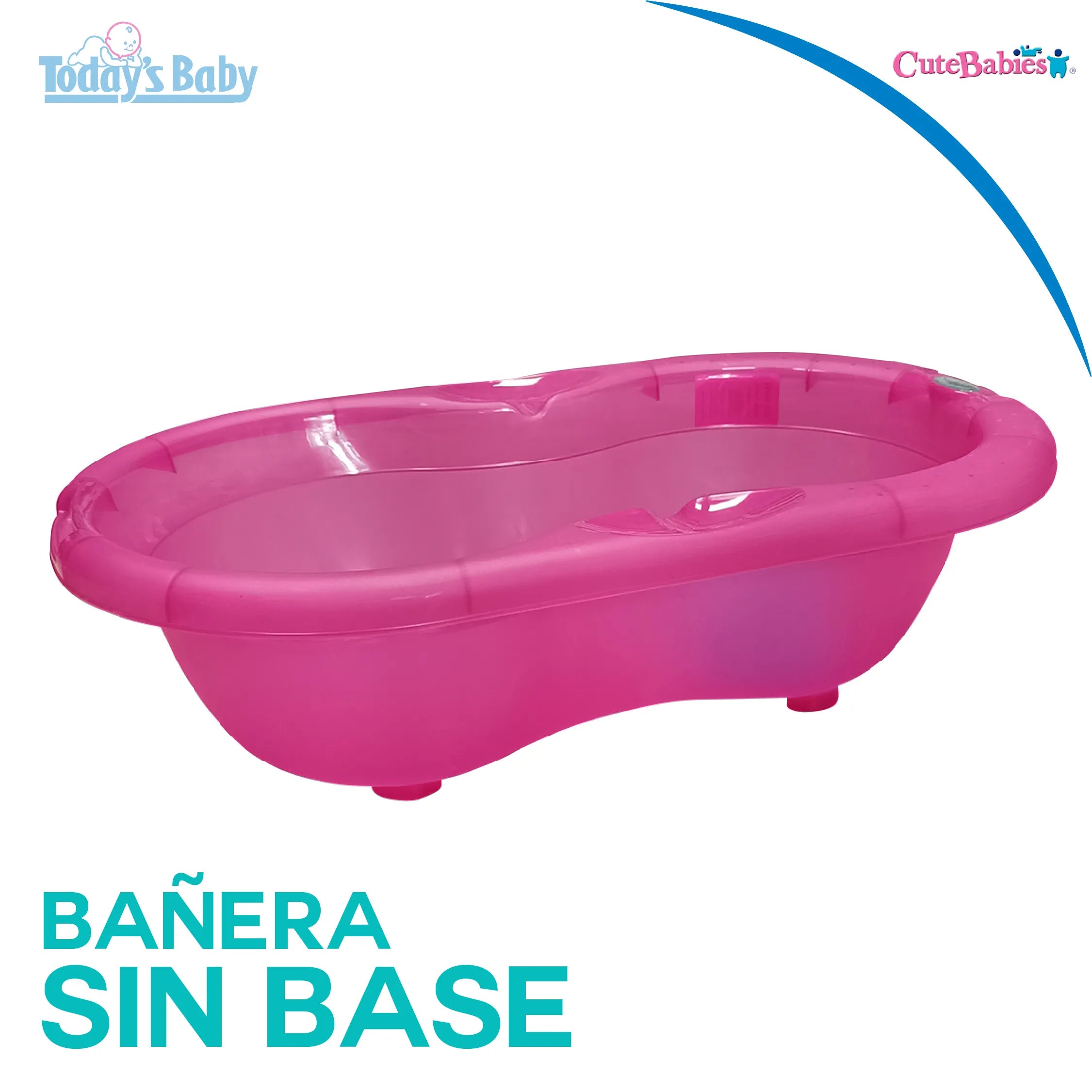 Bañera sin base Rosada Cute Babies