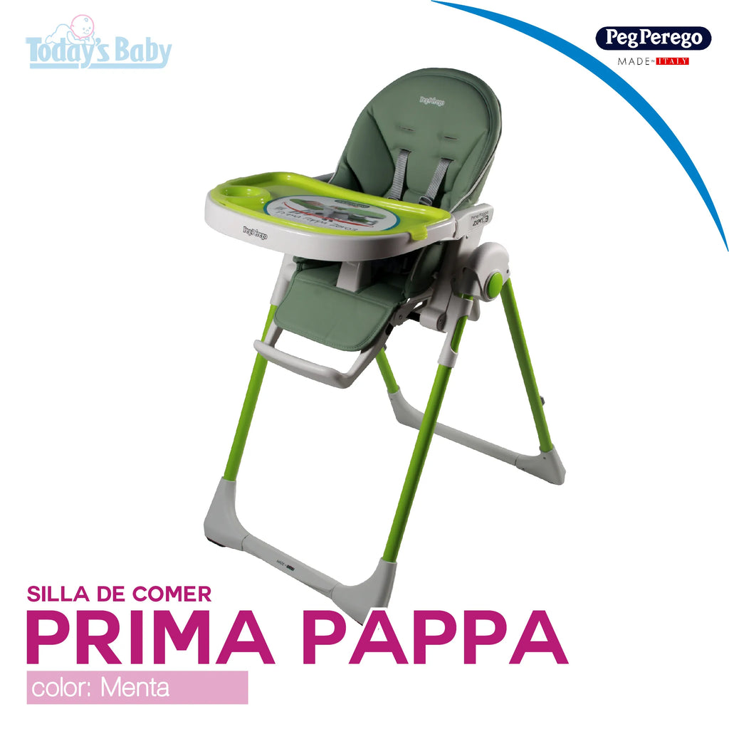 silla de comer prima pappa menta para bebé