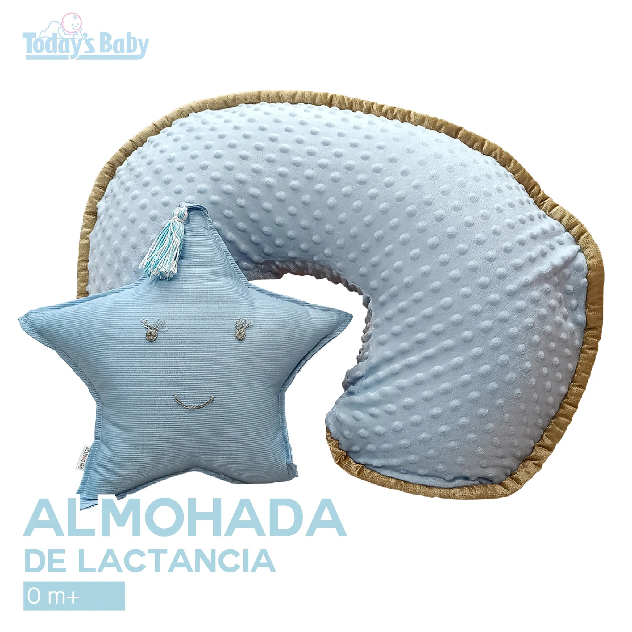 Almohada de lactancia con Cojín 0m+