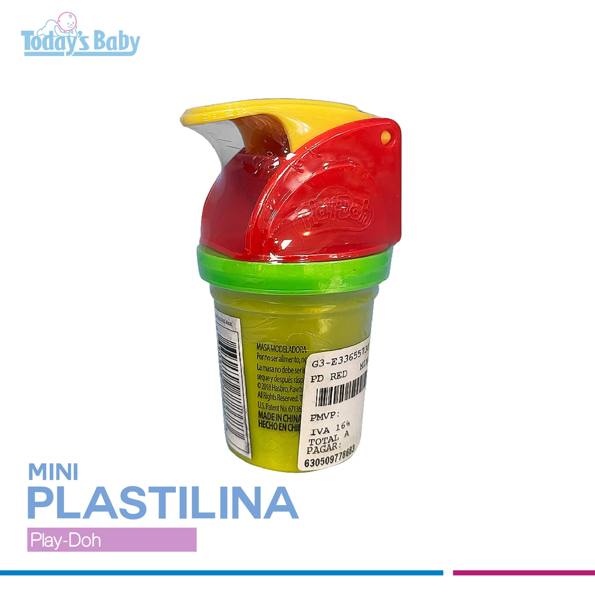 plastilina mini de playdoh para bebé