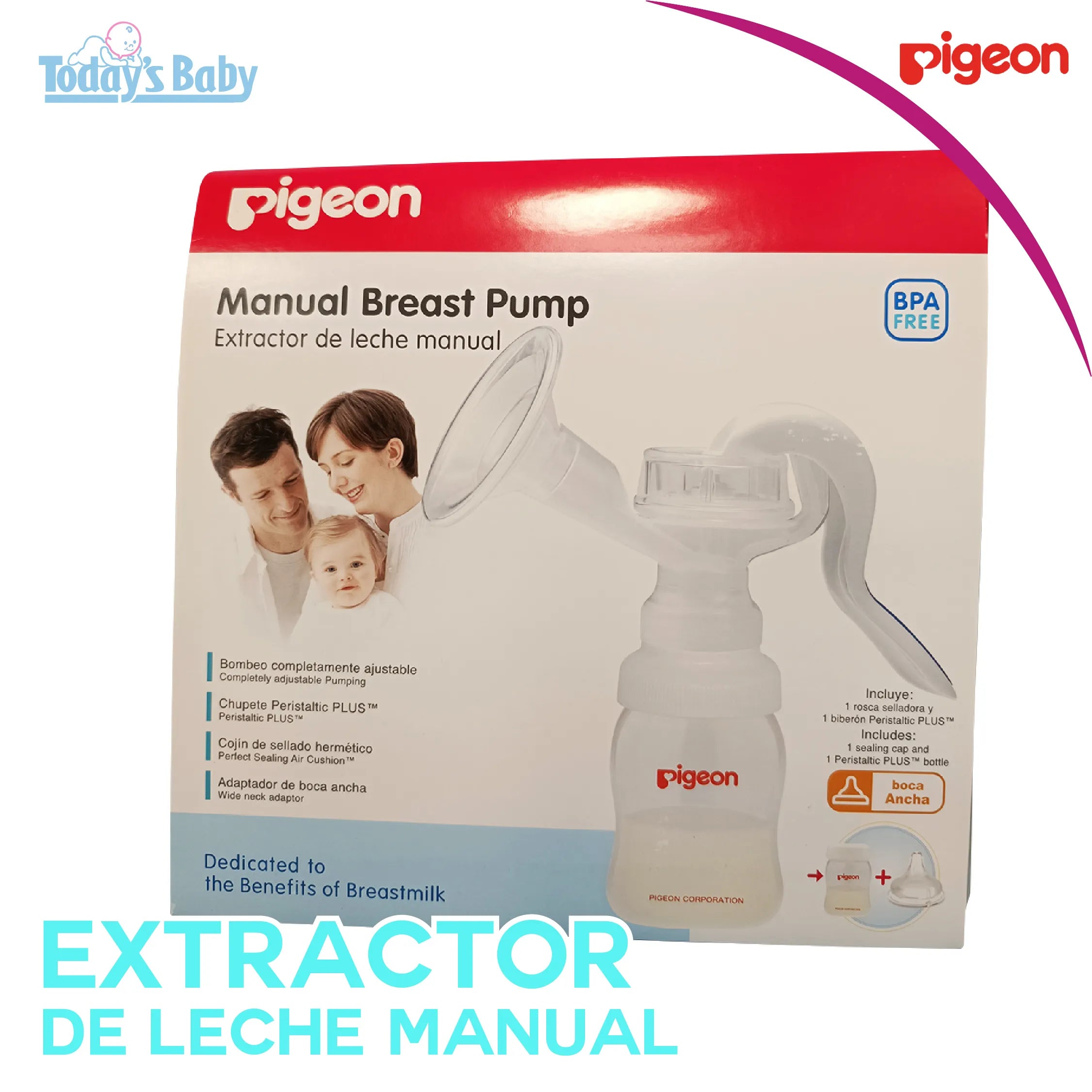 Extractor de leche manual Pigeon