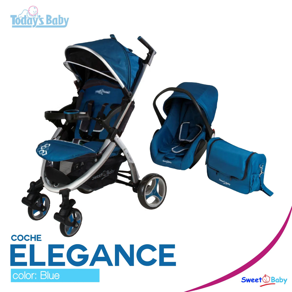 coche elegance blue sweet baby para bebé