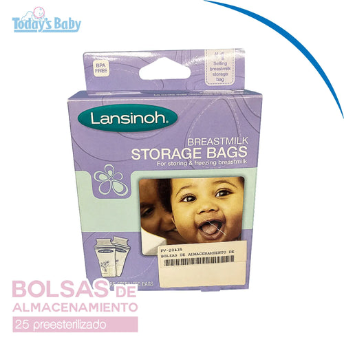 bolsas de almacenamiento lansinoh 25 und para bebé