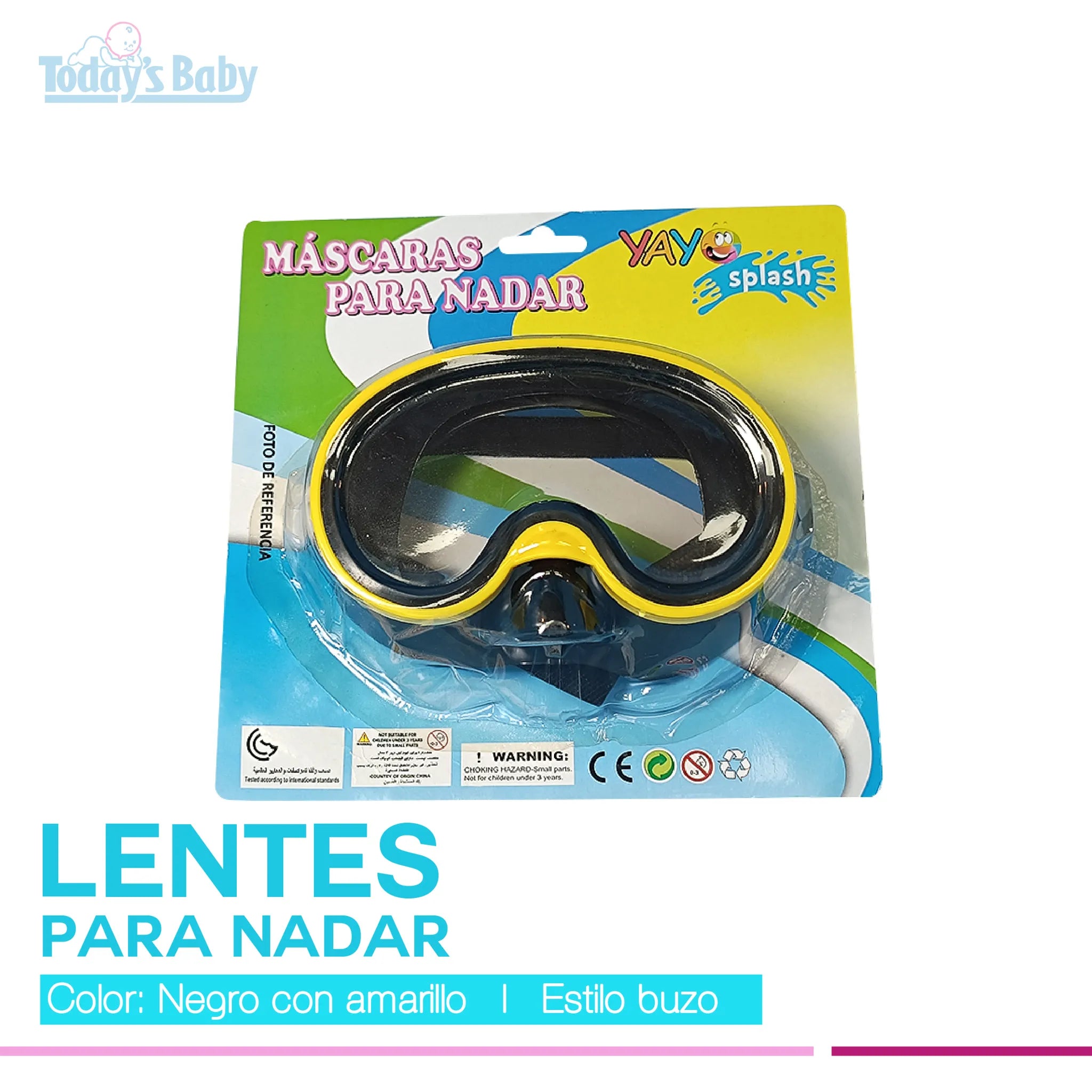 Lentes para nadar estilo buzo