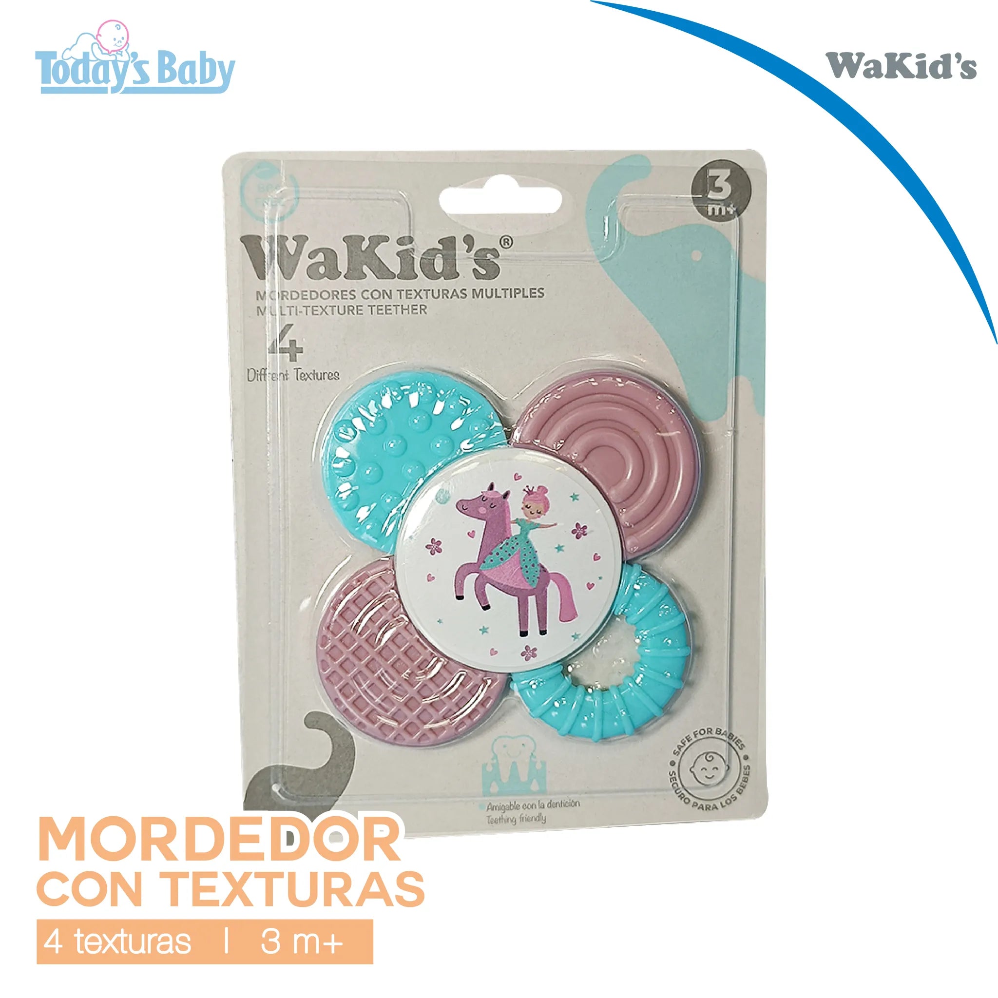 Mordedor rasca encia con textura Wakid´s