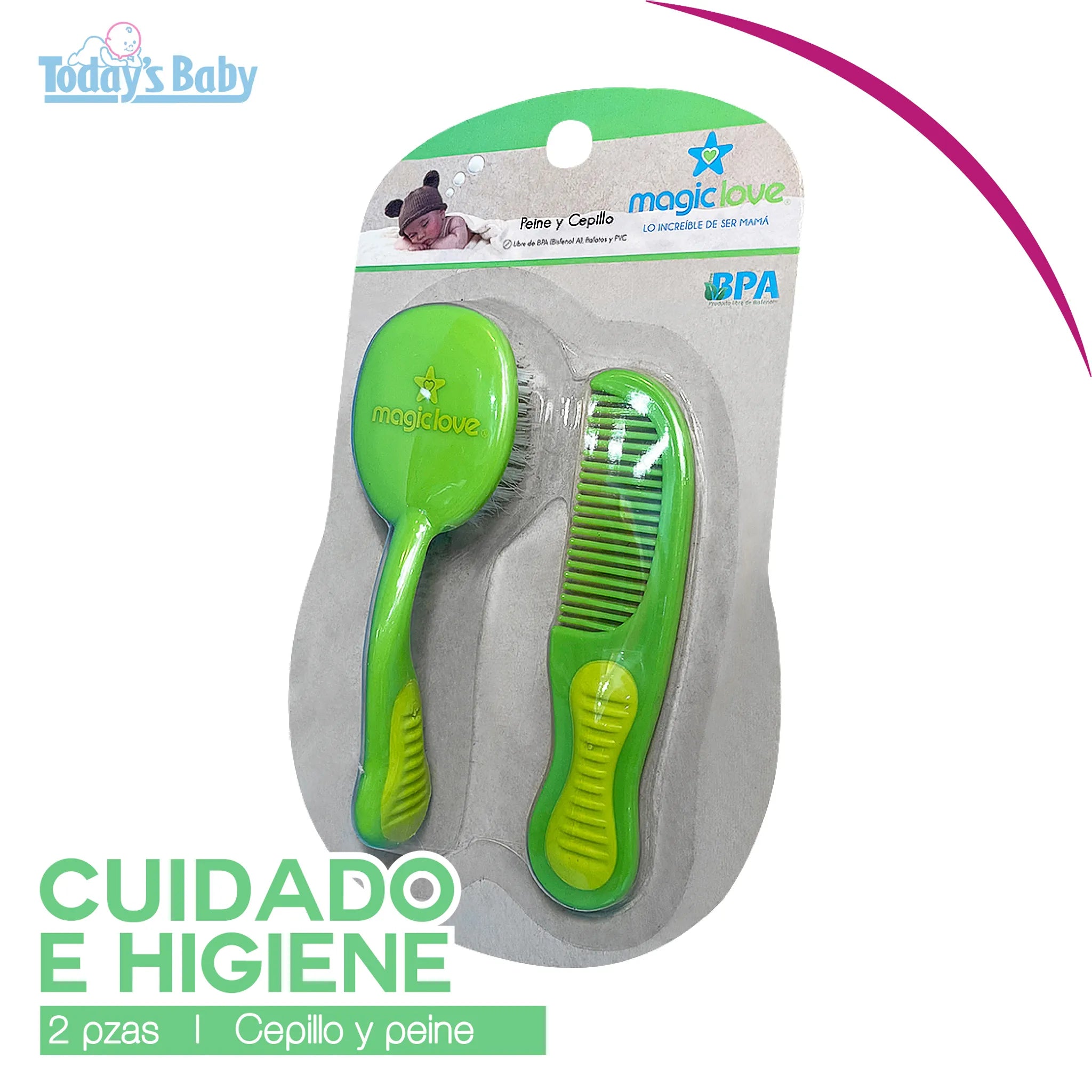 Kit Cepillo y Peine Magic Love