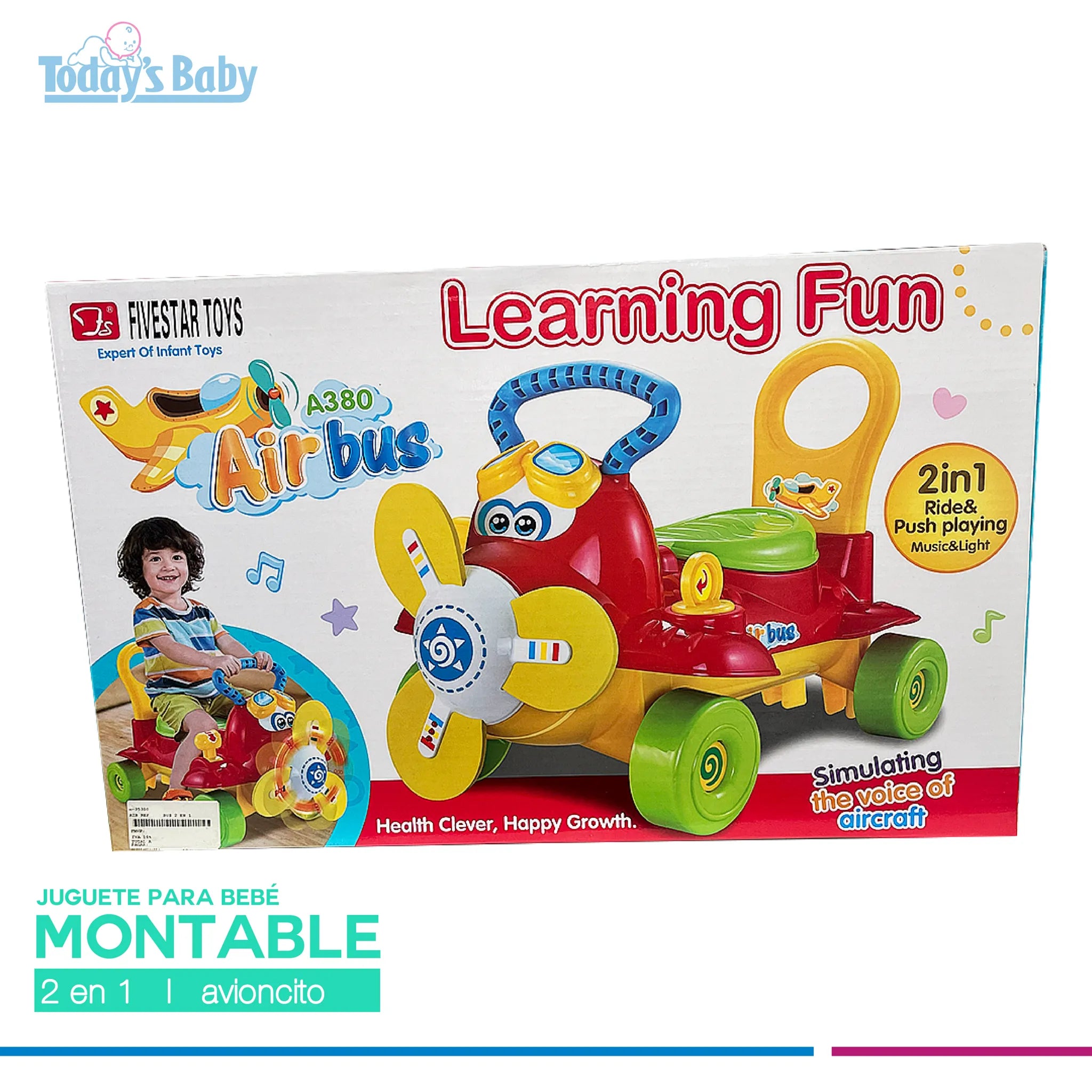 Montable Avión con sonidos