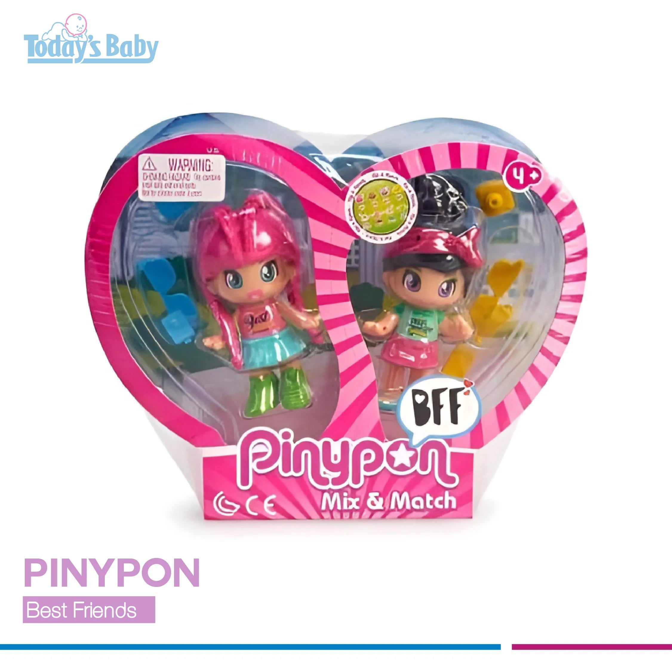 pinypon best friends mix & match para bebé