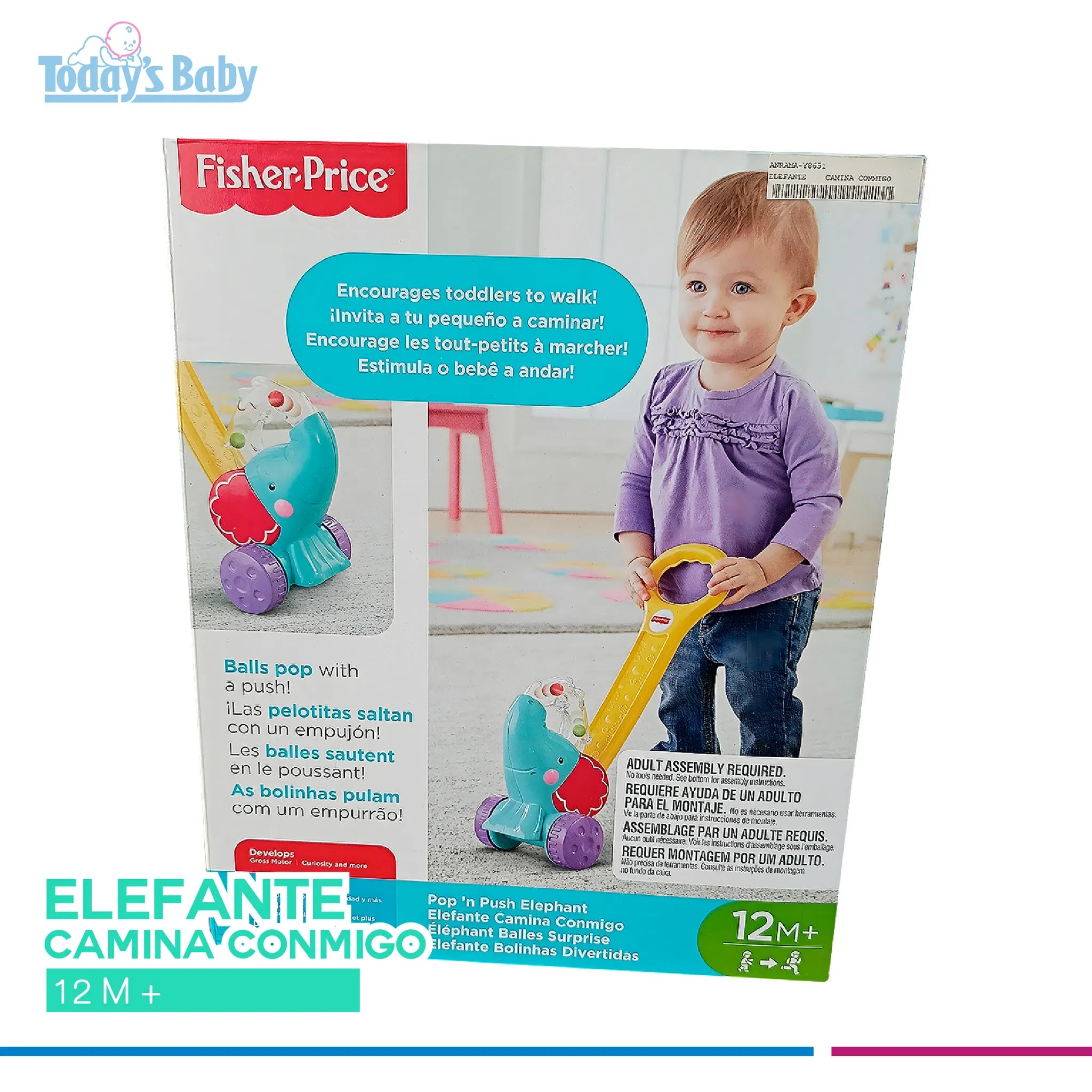 Caminador Elefante Camina Conmigo Fisher Price