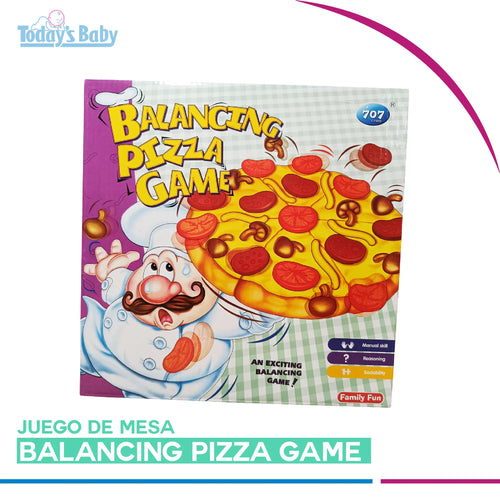 balancing pizza game para bebé
