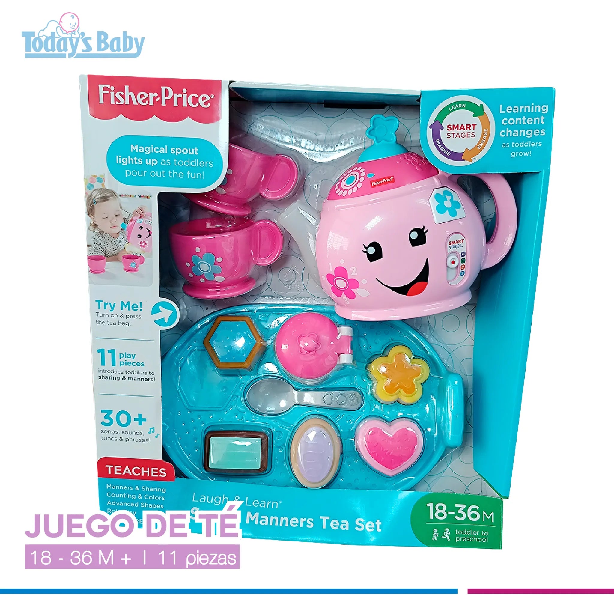Juego de Té para niñas Fisher Price