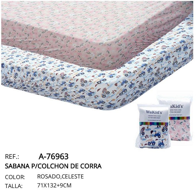 Sábana p/colchón de corral