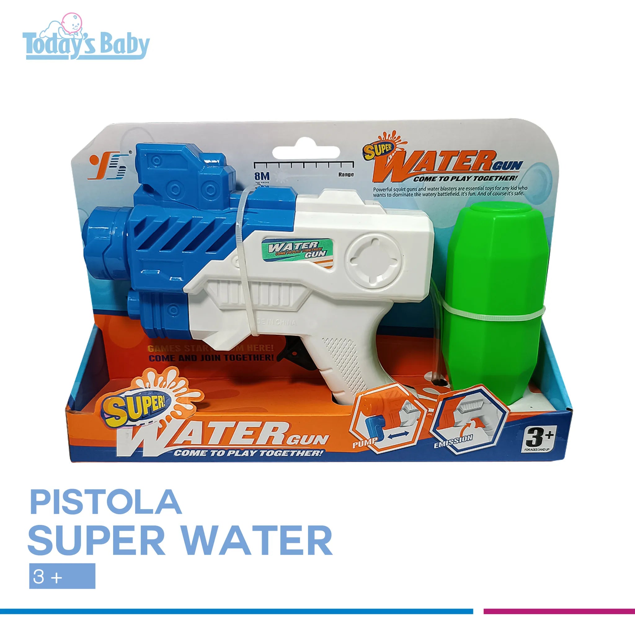 pistola de agua super water gun para bebé