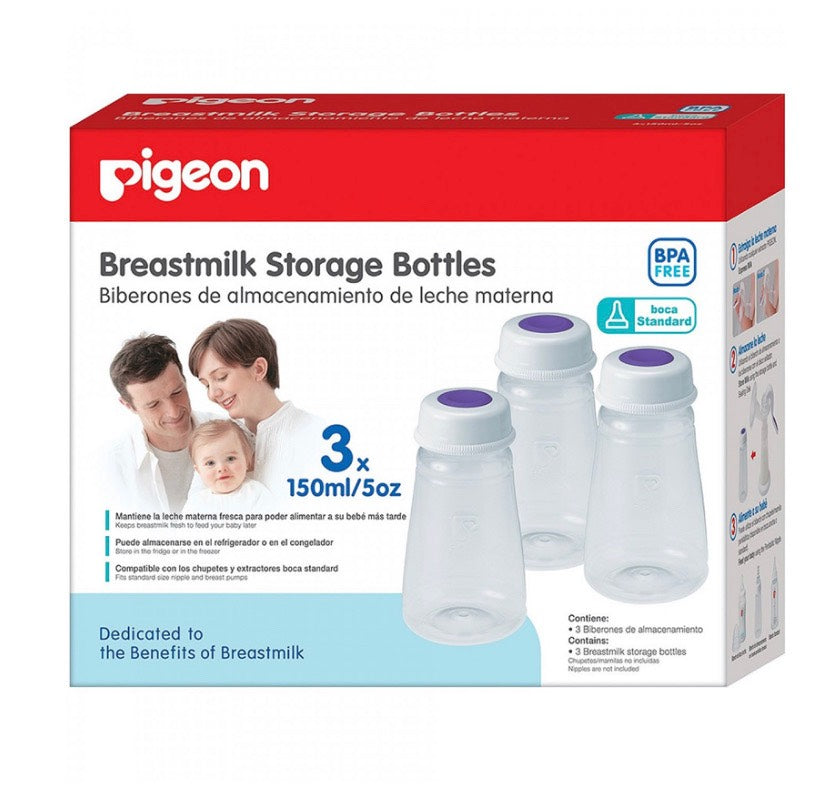Biberones de almacenamiento de leche materna