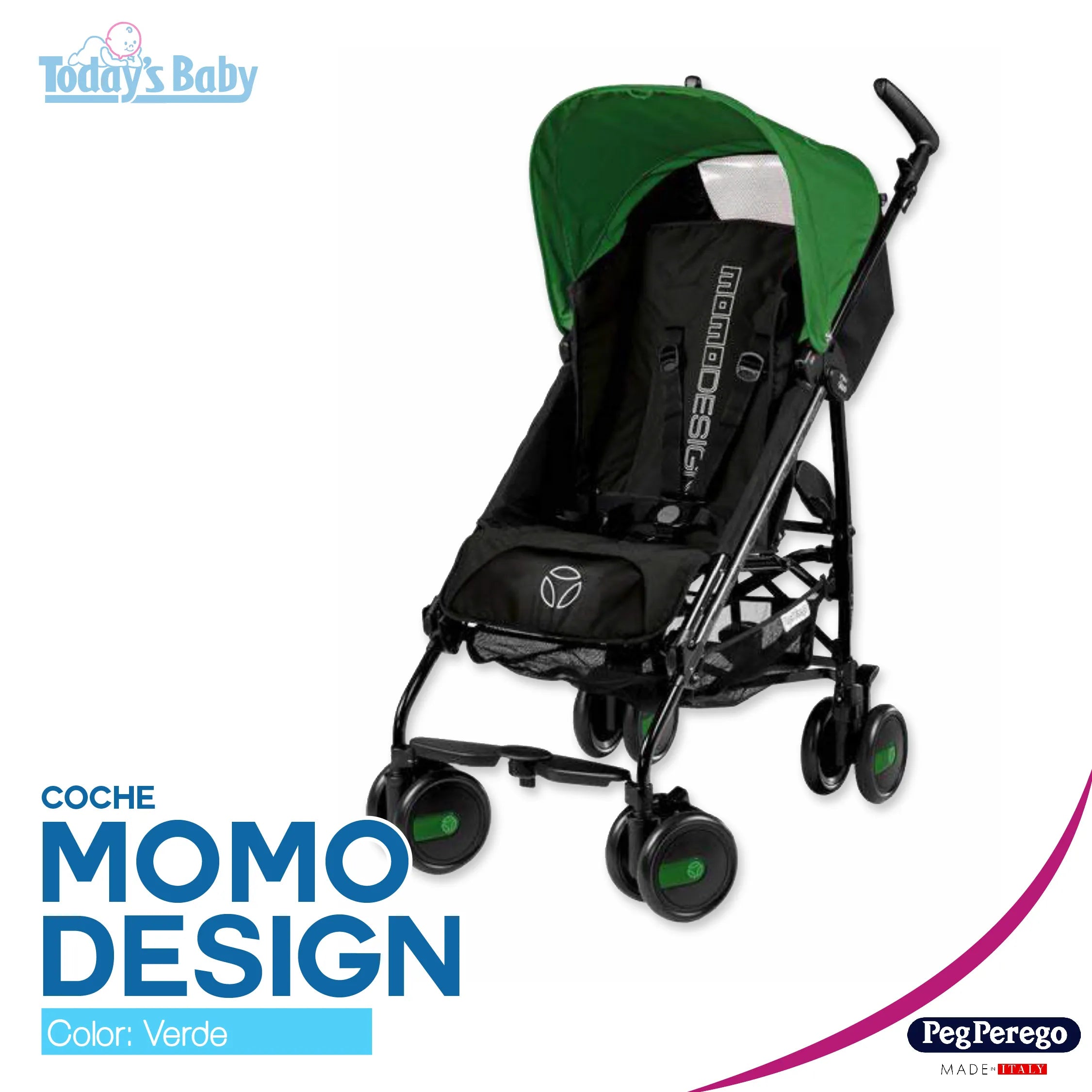 Coche Pliko Momo Design Verde Peg Perego