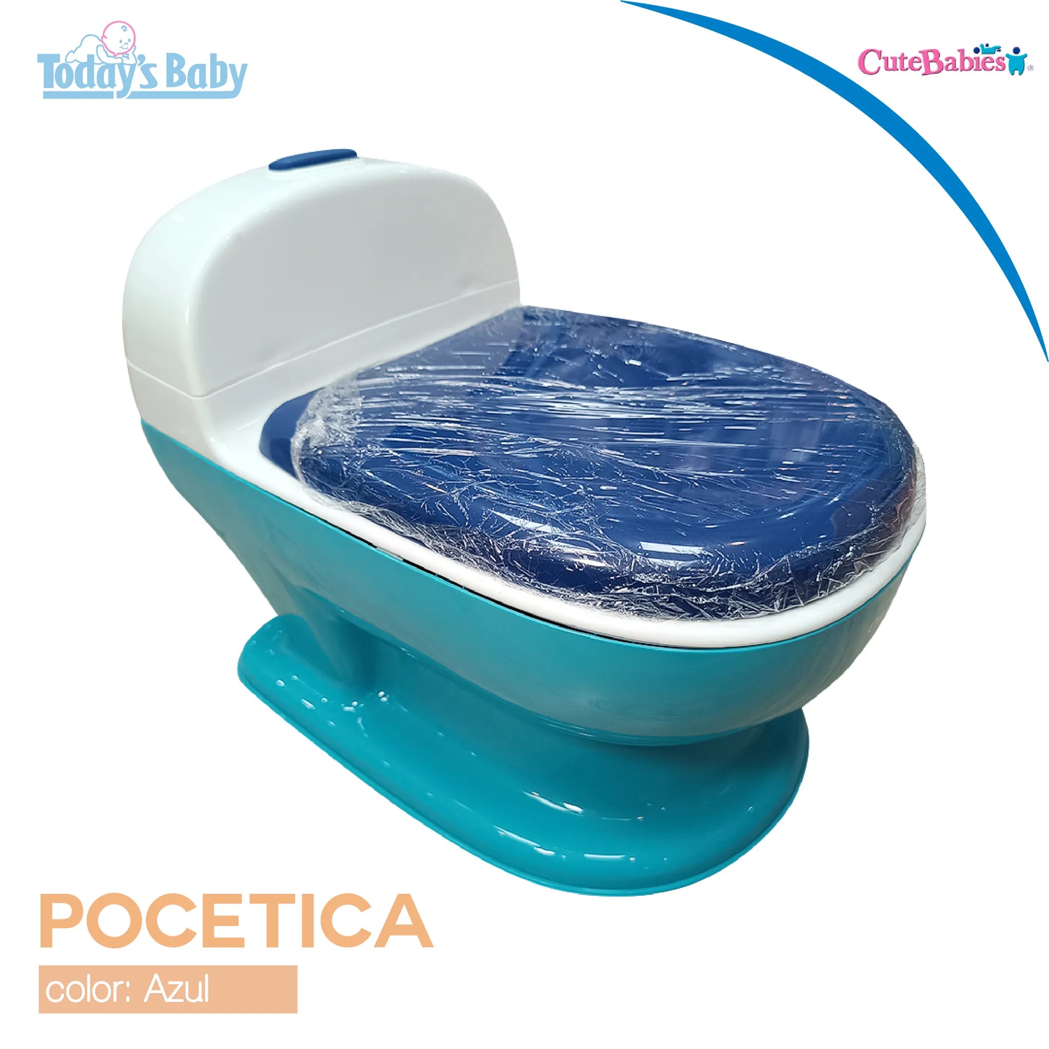 Poceta Magic Potty Cute Babies Azul