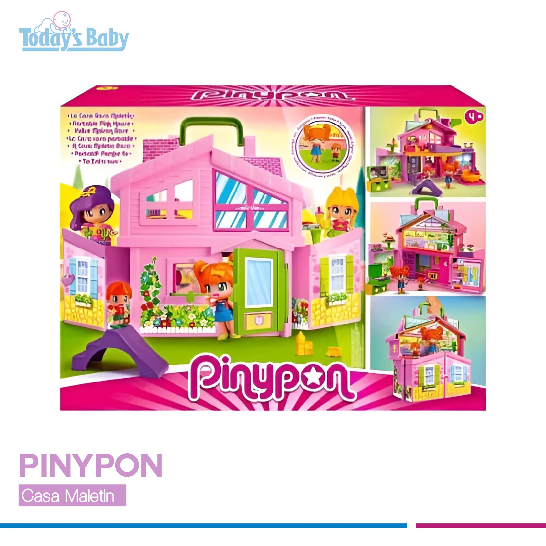 Pinypon Casa rosada Maletín