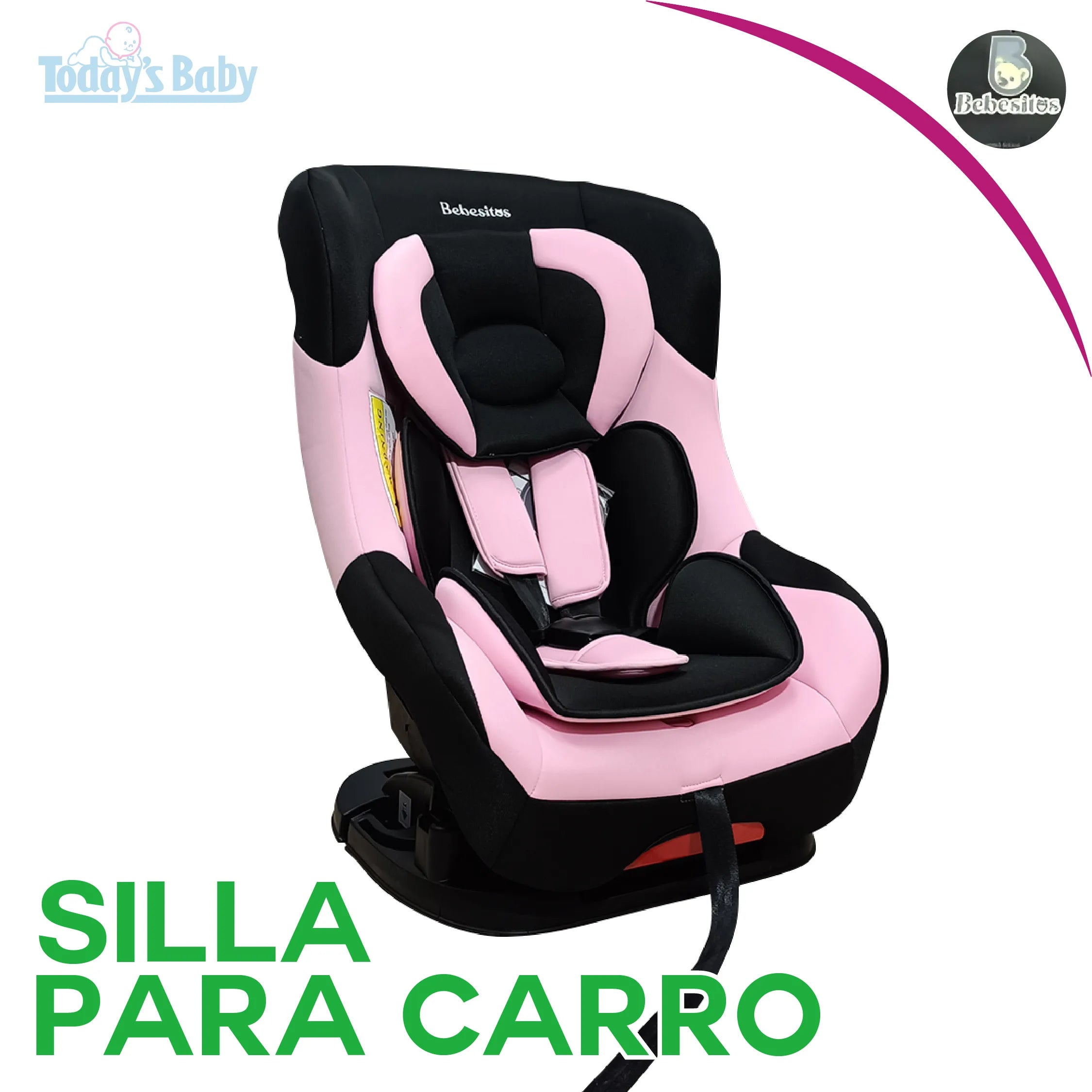 Silla para carro Bebesitos Rosa