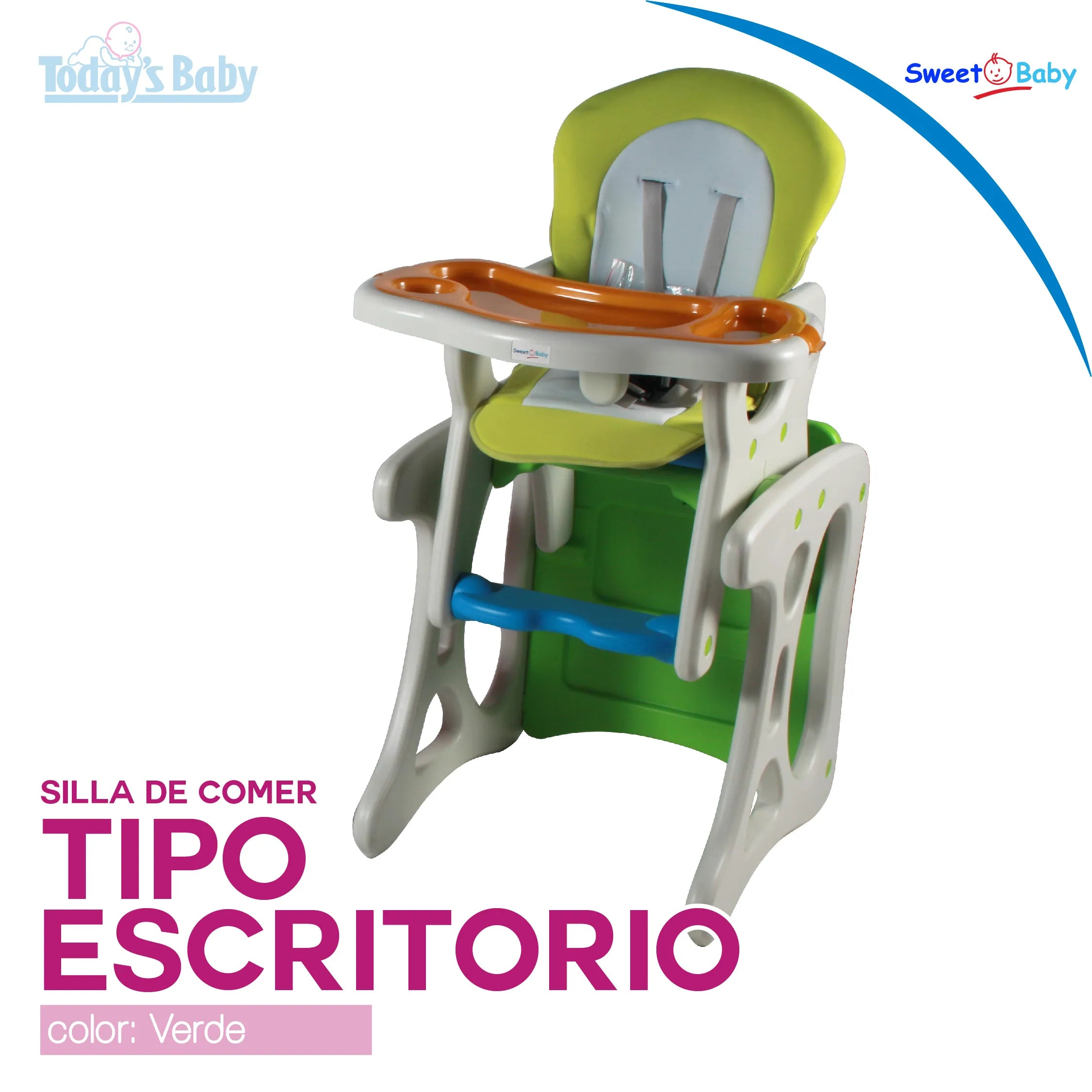 Silla de comer escritorio Verde