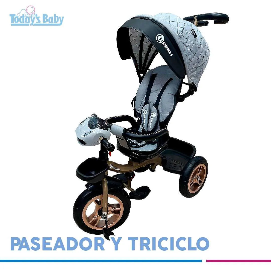 Paseador triciclo Crom