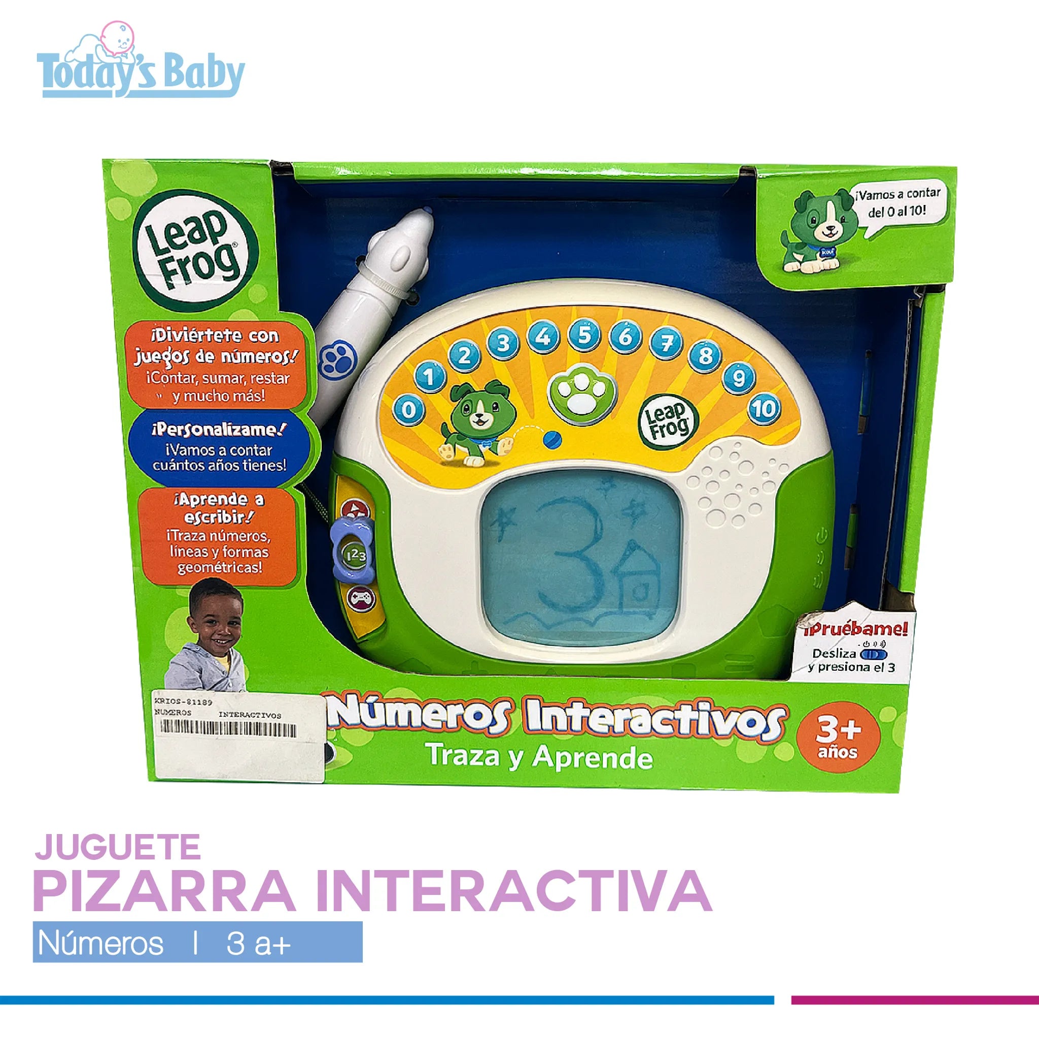 Pizarra interactiva traza y aprende