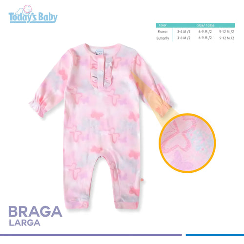 braga larga butterfly para bebé