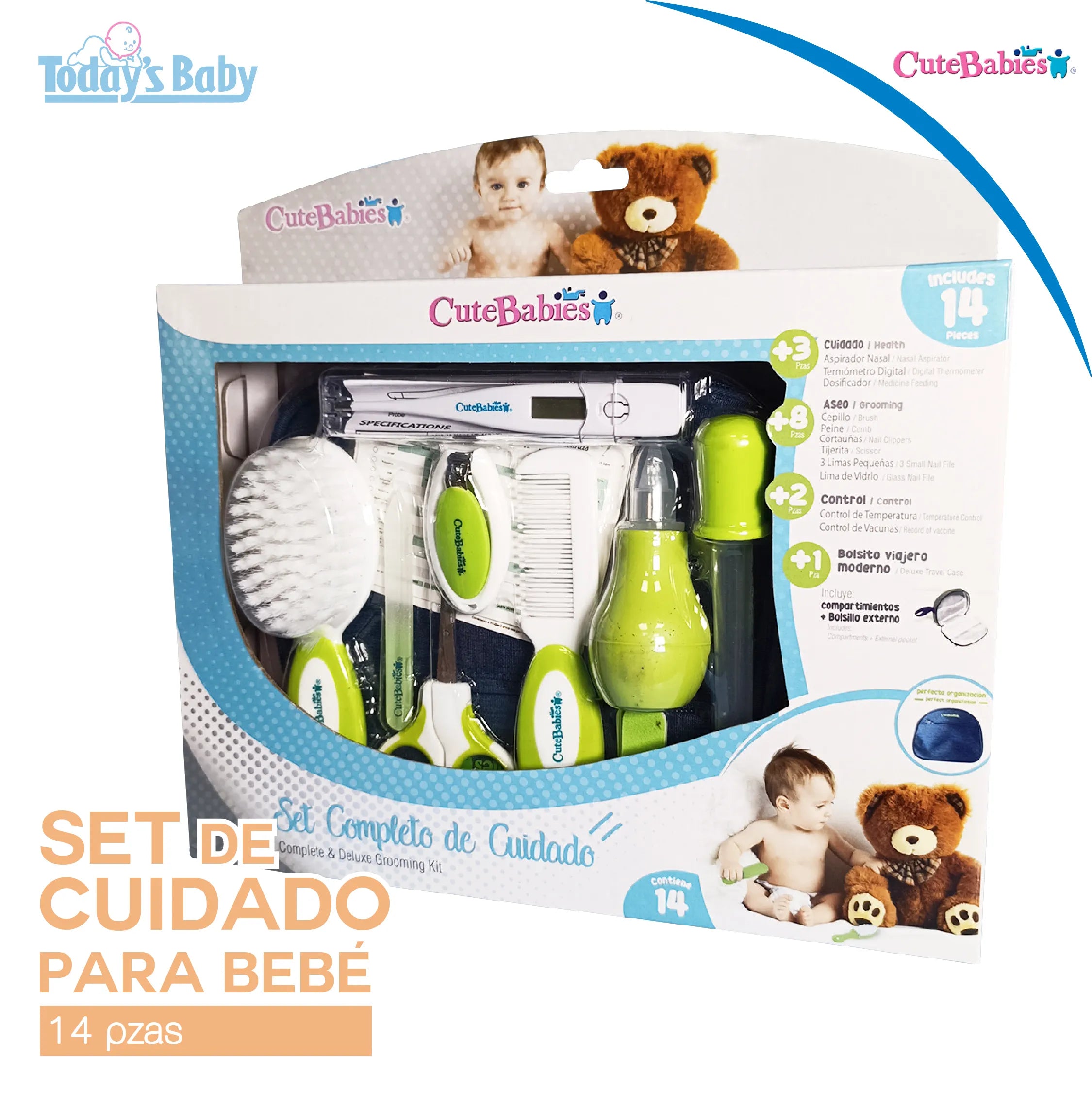 Set completo de cuidado para bebé 14 pzs Genial