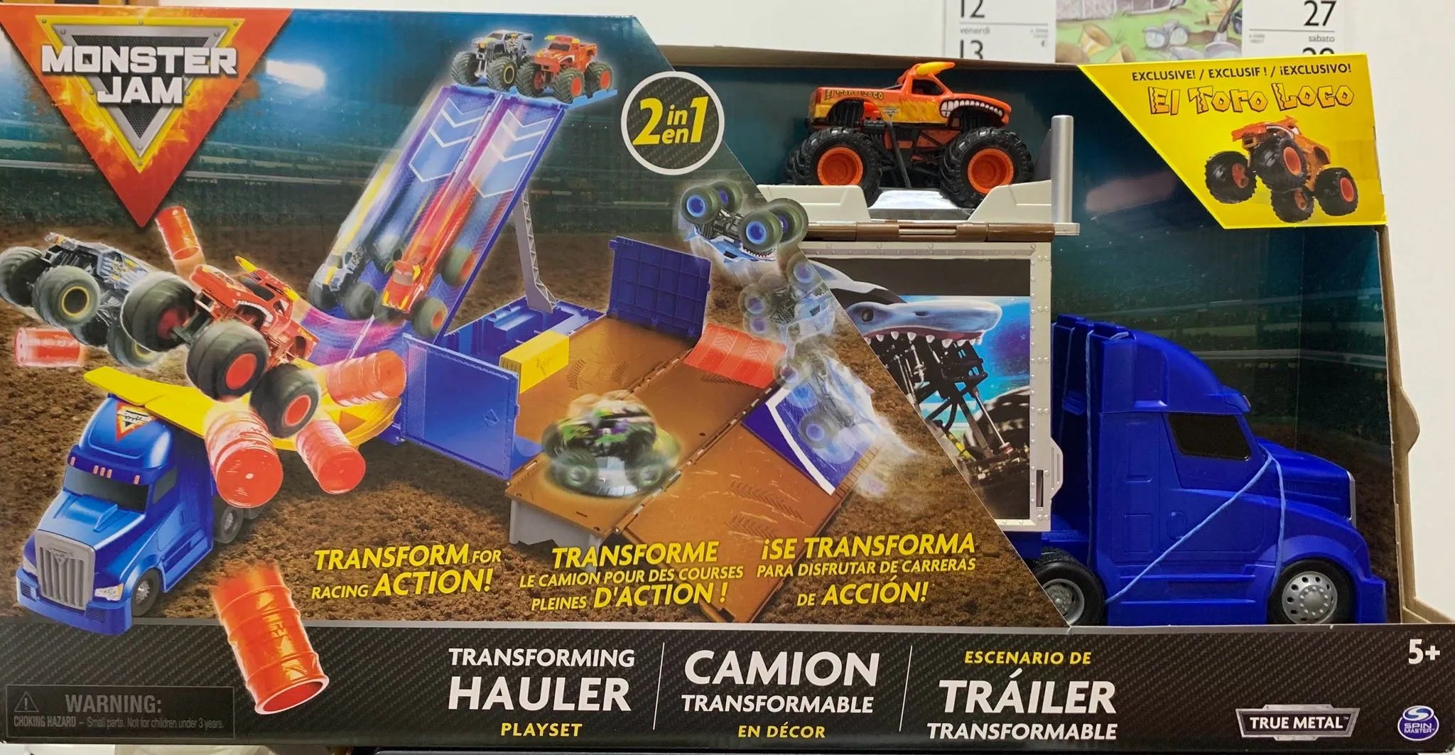 Monster Jam Camion Transformable El Toro Loco