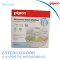 esterilizador a vapor de microondas pigeon para bebé