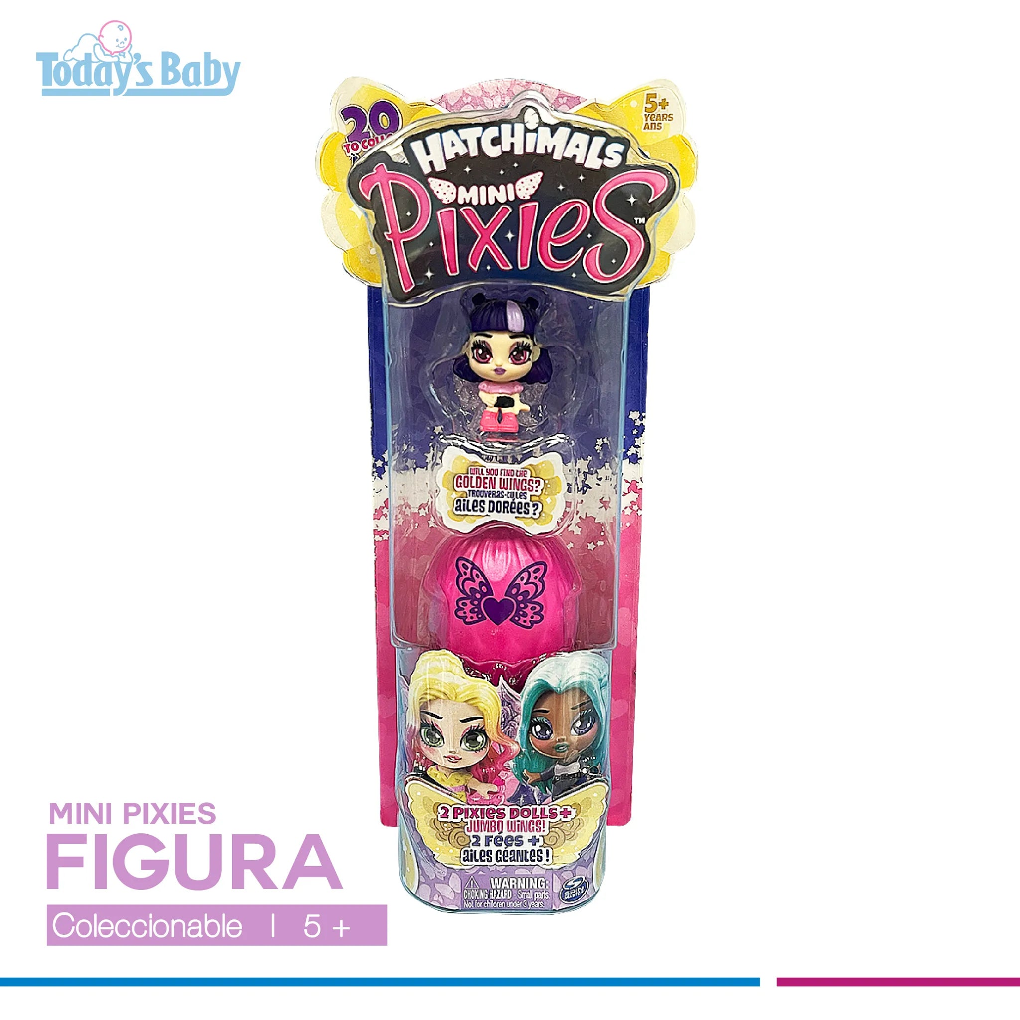 mini pixies figura coleccionable para bebé