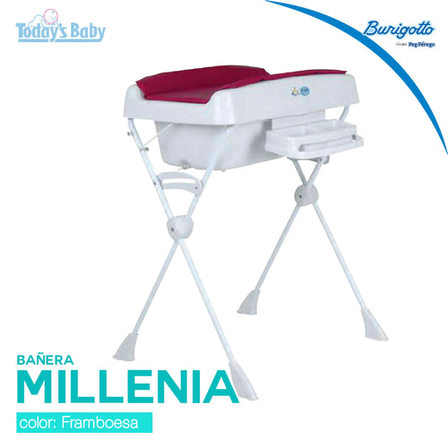 bañera millenia framboesa burigotto by peg perego para bebé