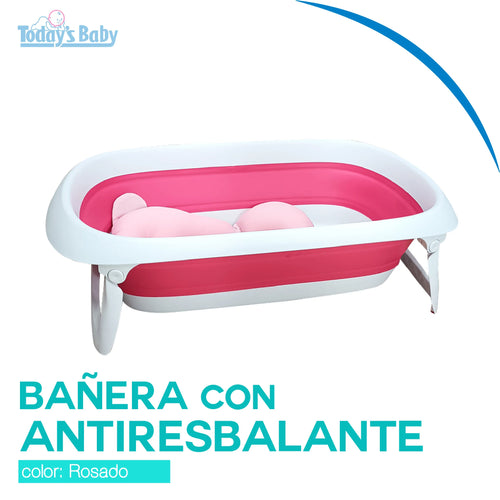 bañera con antiresbalante para bebé