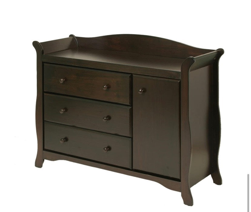 Gavetero de madera color Espresso StorkCraft